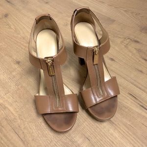 Michael Kors Berkley T-Strap Platform Dress Sandals